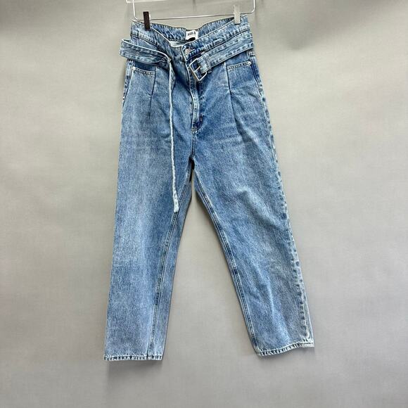 AGOLDE Reworked 90s Paperbag Jeans  Straight Leg High Rise Size 26 - Picture 6 of 16